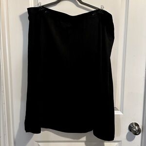 J. Crew Classic Black A-Line Skirt